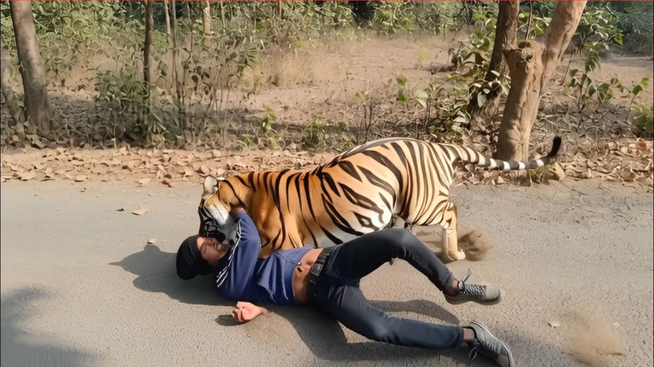 Real Tiger video in jungle | Tiger Attack in Real life | tiger attack