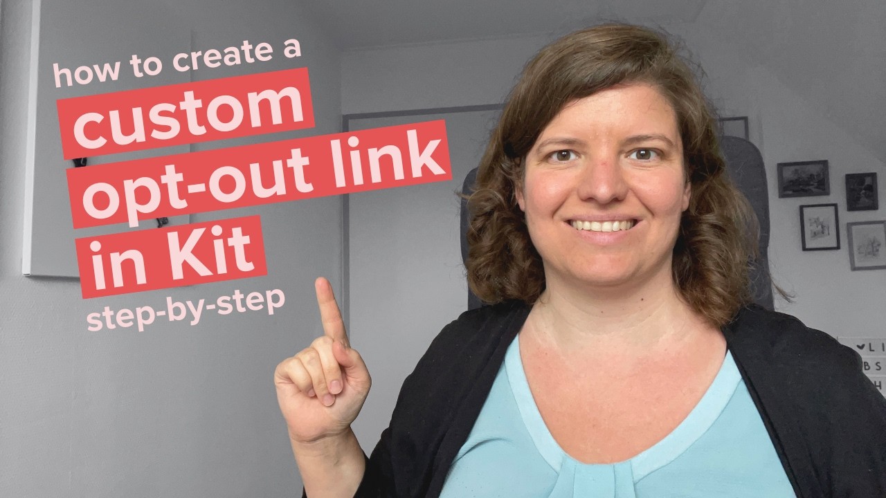 How to add a custom opt-out link in Kit | Stop losing email subscribers with this easy trick