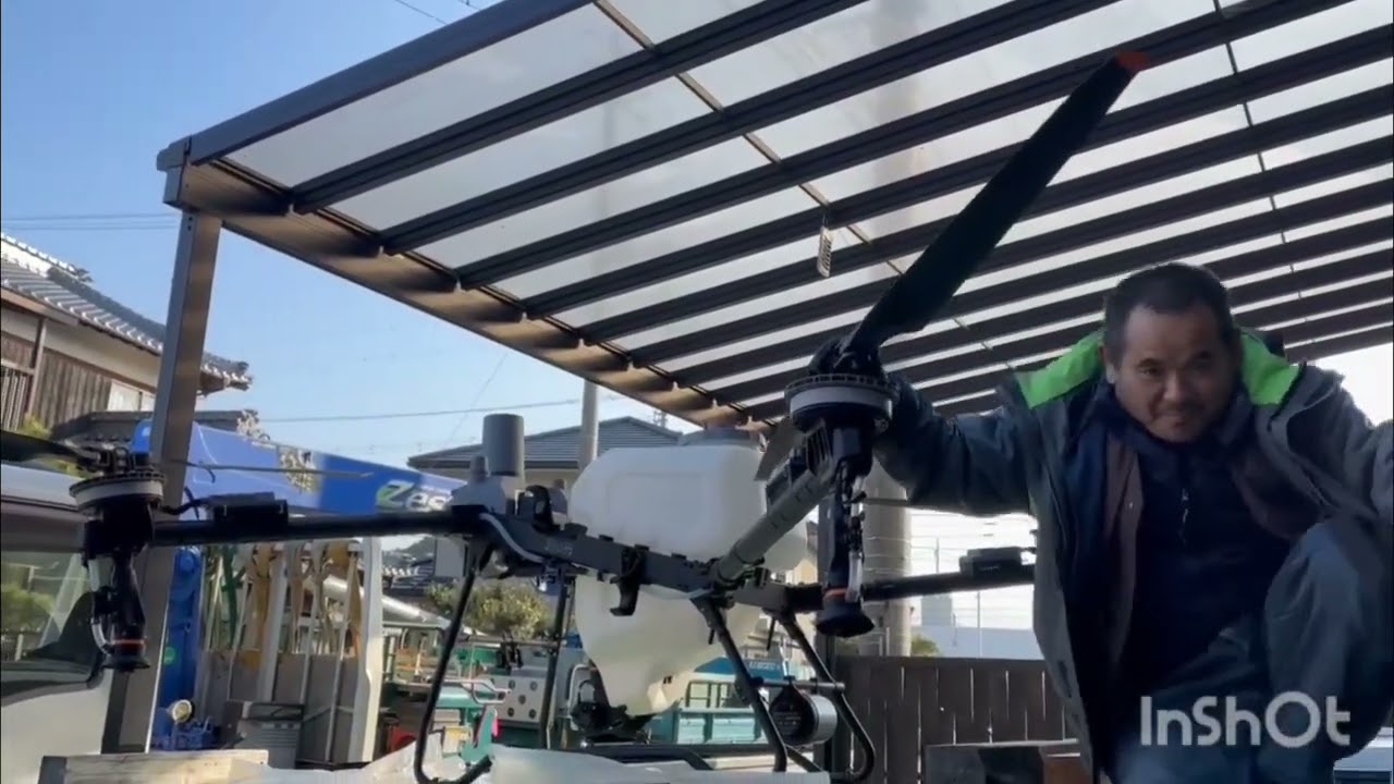 速報！！DJI AGRAS  T70P 農業用ドローンさすが大きい！