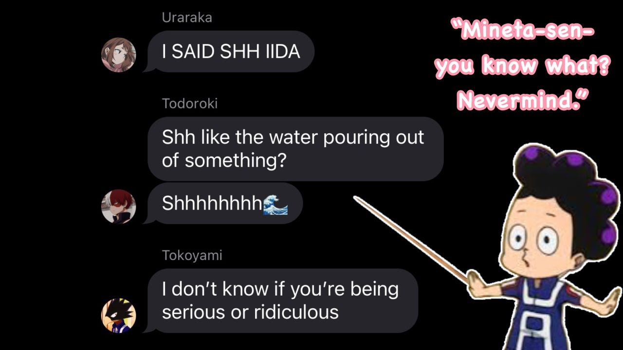 If Mineta becomes a teacher for a day… || BNHA Texting Story