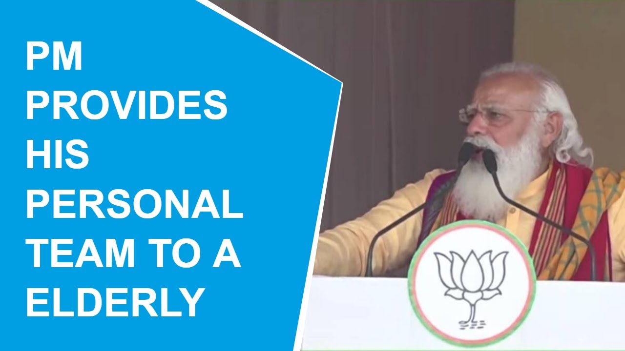 PM Modi directs his medical team to help elderly man who lost consciousness during Assam rally