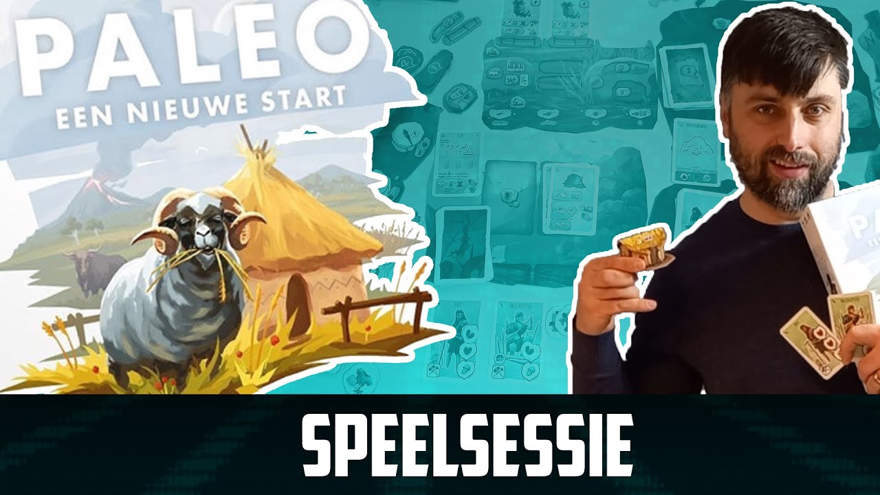 Paleo: Een nieuwe start - Playthrough nederlands - Prehistorisch bordspel