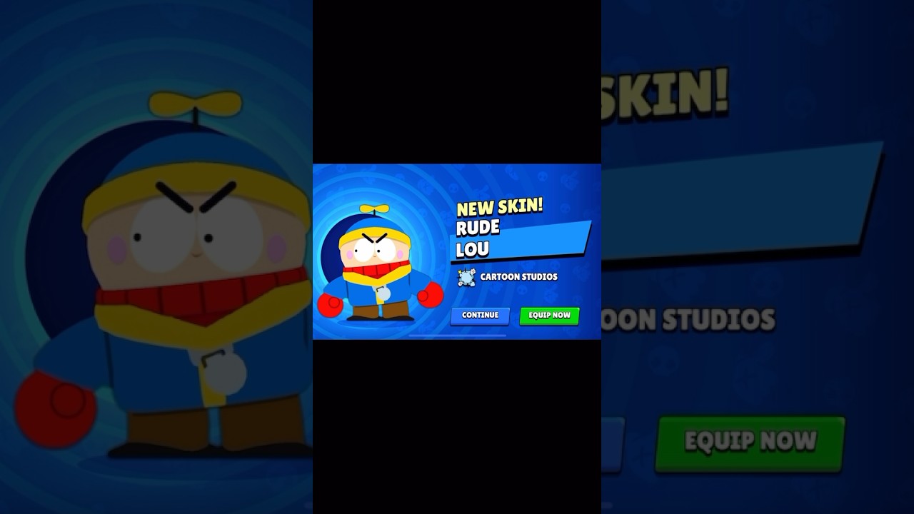Buying Rude Lou (Unique Skin) 🏂☃️!! #brawlstars #supercell #southpark #gems #cartoon #lou #gaming