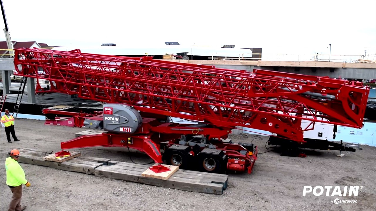 Potain Igo T 85 A Self-Erecting Tower Crane Assembly