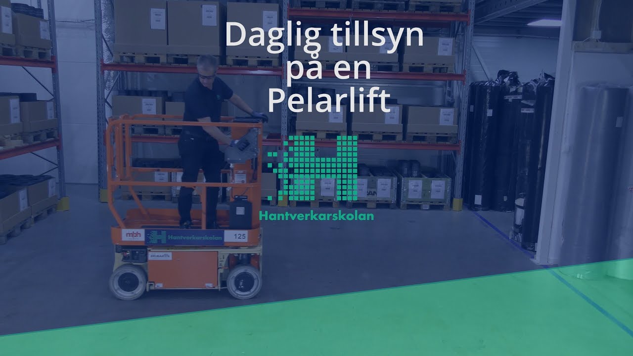Daglig tillsyn pelarlift