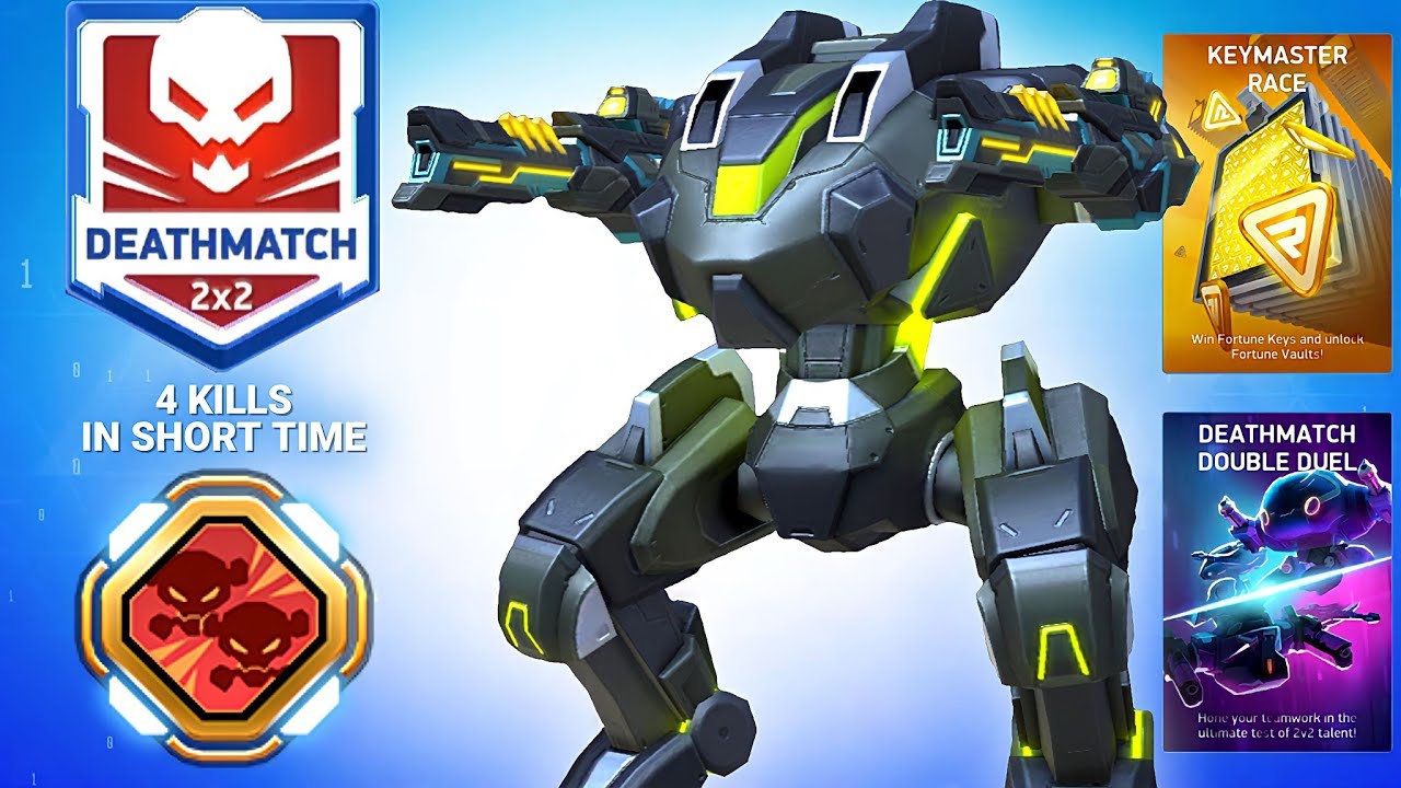Monster Kill in 2v2 Deathmatch - Paragon EM Rifle 16 - Mech Arena