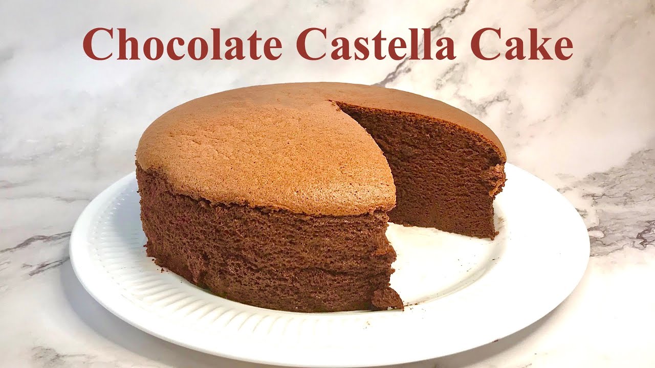 Chocolate Castella Cake | 古早味巧克力蛋糕