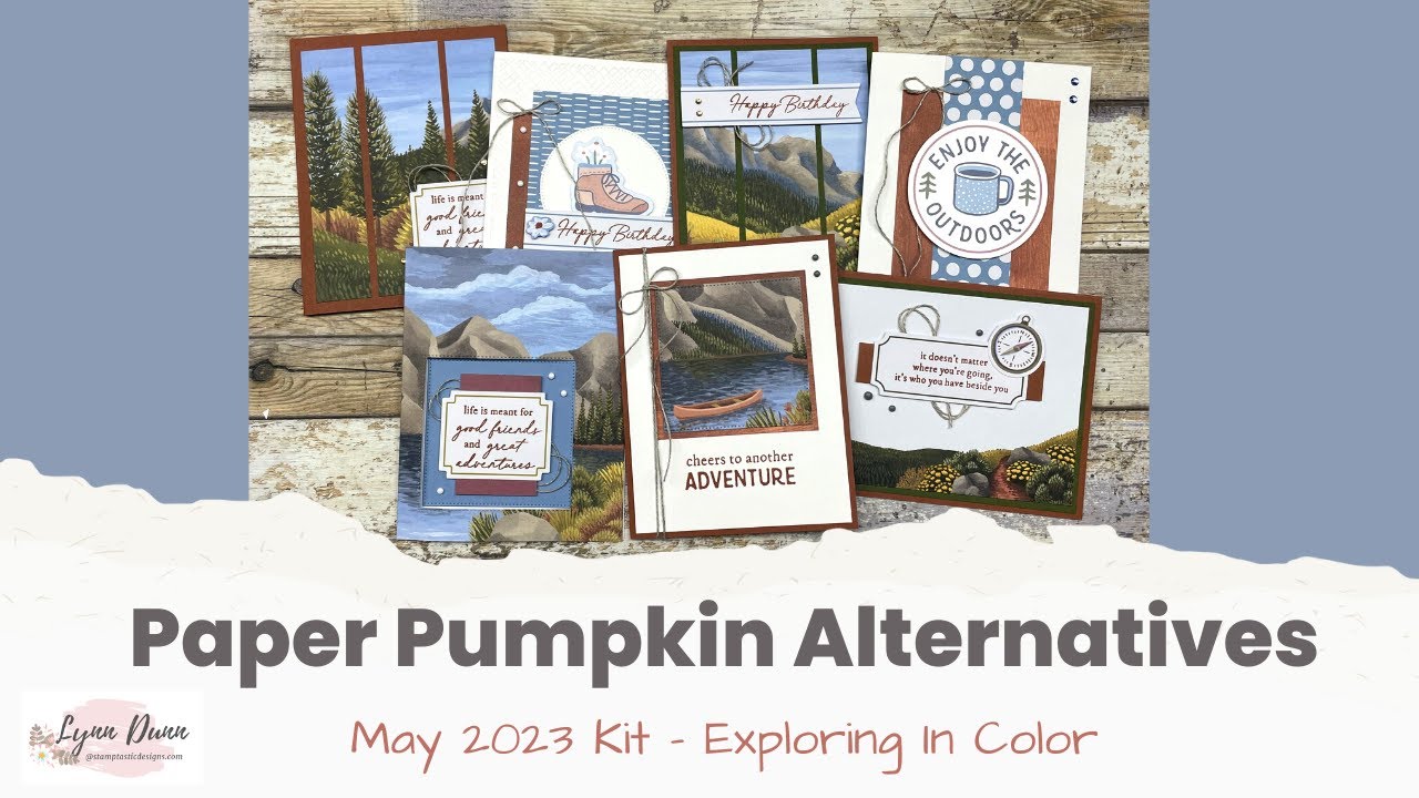 Exploring In Color - May 2023 Paper Pumpkin Alternatives