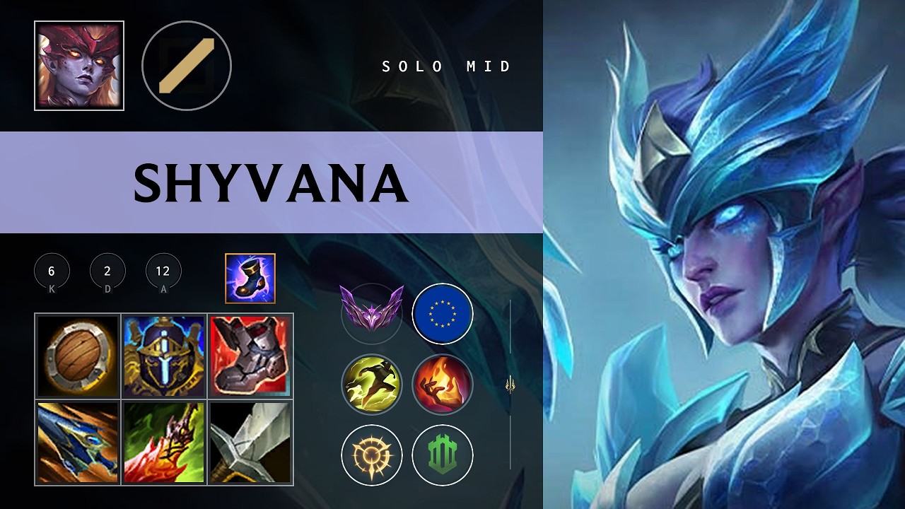 Shyvana Mid vs Kassadin - EUNE Master Patch 26.08