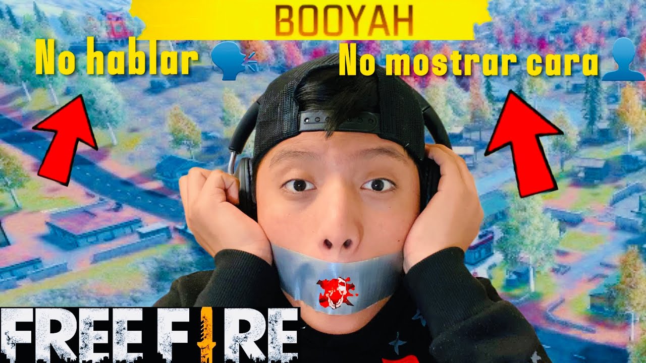 Jugando FREE FIRE pero sin HABLAR y sin Mostrar mi CARA #freefire 
