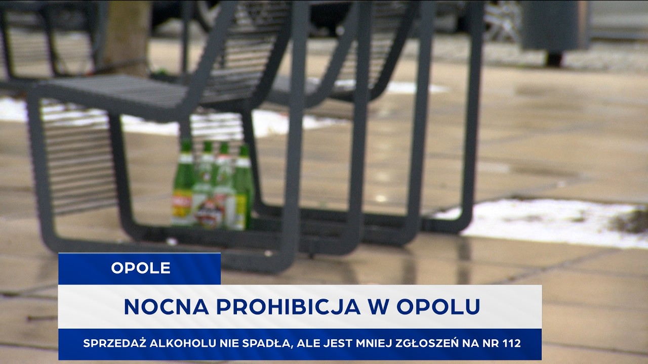 Nocna prohibicja w Opolu. Sprzedaż alkoholu nie spadła, ale jest mniej zgłoszeń na nr 112