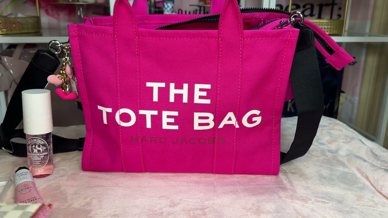 WIMB/review Marc Jacobs hot pink tote