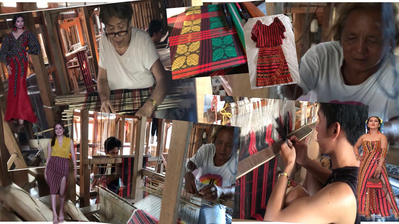 Abel / abol / inabol / paghahabi hand loom weaving ng Abra ( piningitan )