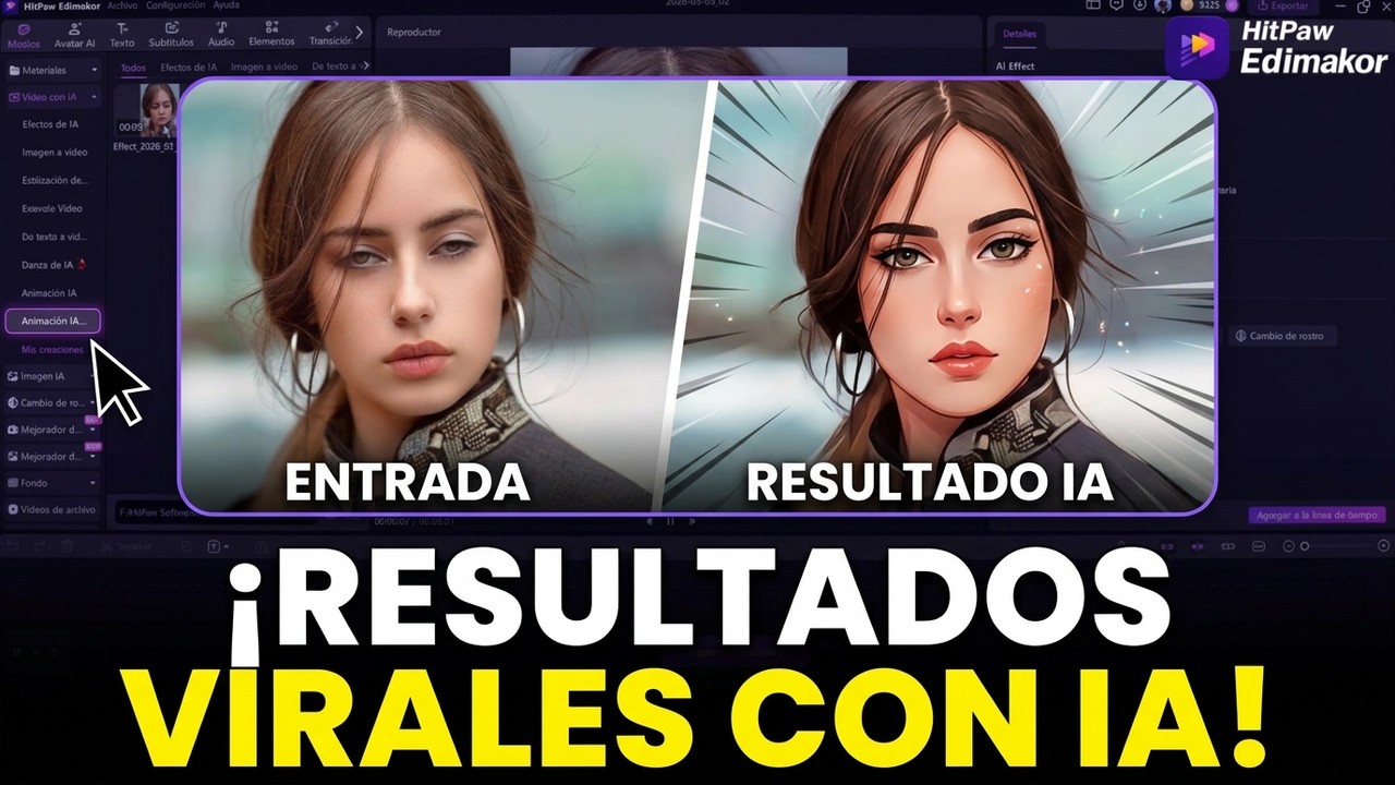 El MEJOR Editor con IA para CREAR Videos VIRALES 🚀 | HitPaw Edimakor