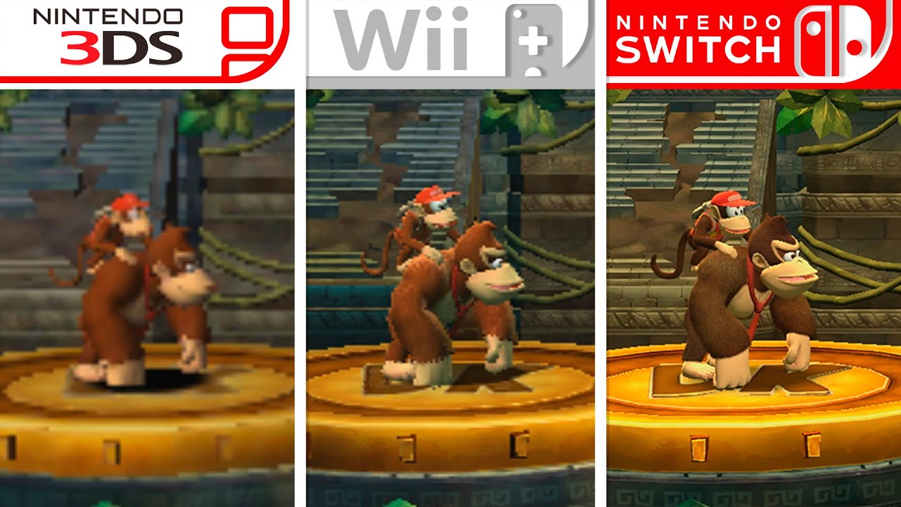 Donkey Kong Country Returns | Nintendo 3DS - Wii - Switch | Graphics Comparison + 4K Gamer Pro