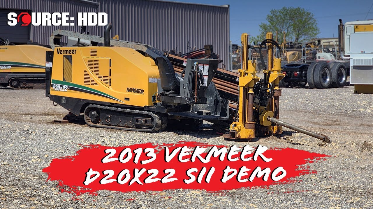 2013 Vermeer D20x22 Series II drill demo | SOURCE: HDD