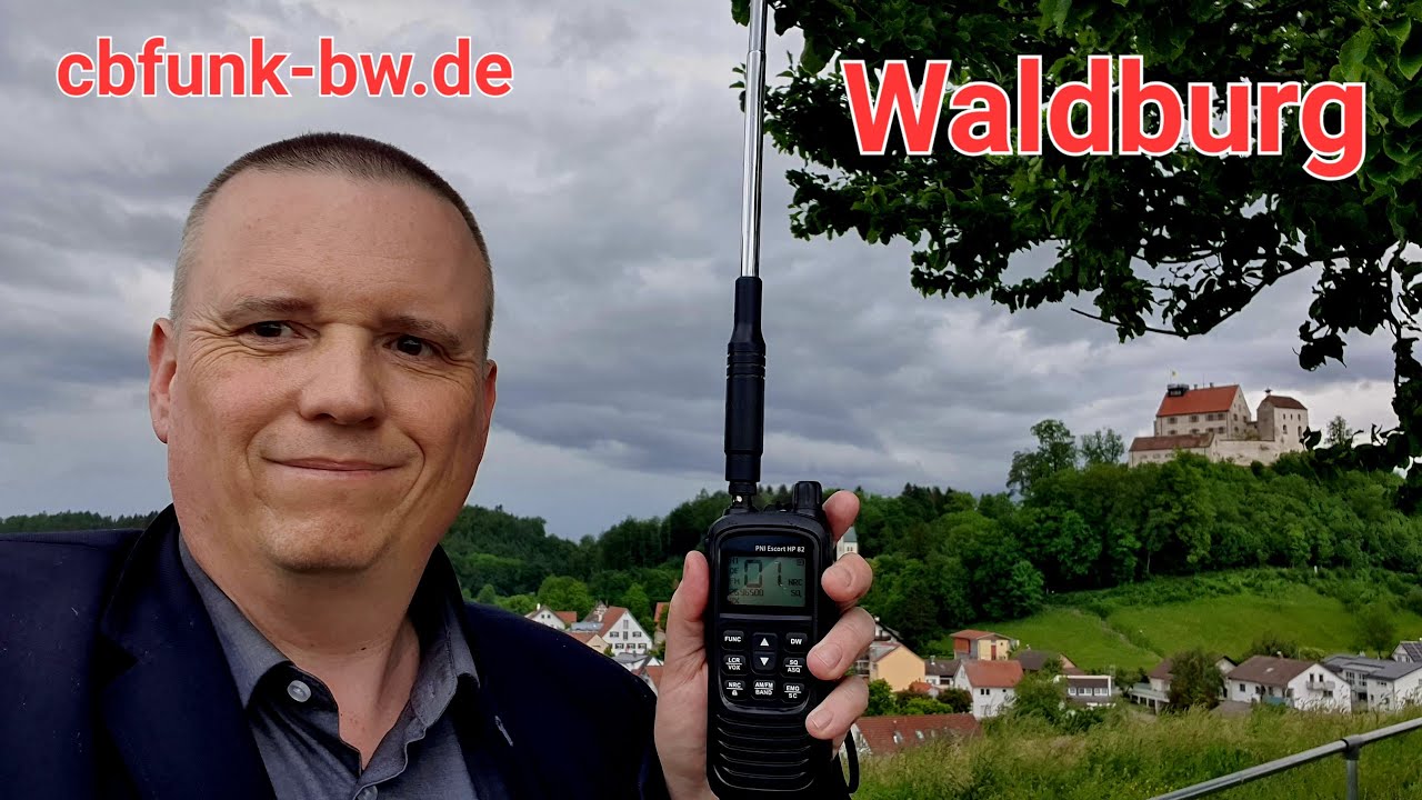 CB-Funk: QSO Versuch mit dem PNI HP82 Funkgerät in und auf der Waldburg