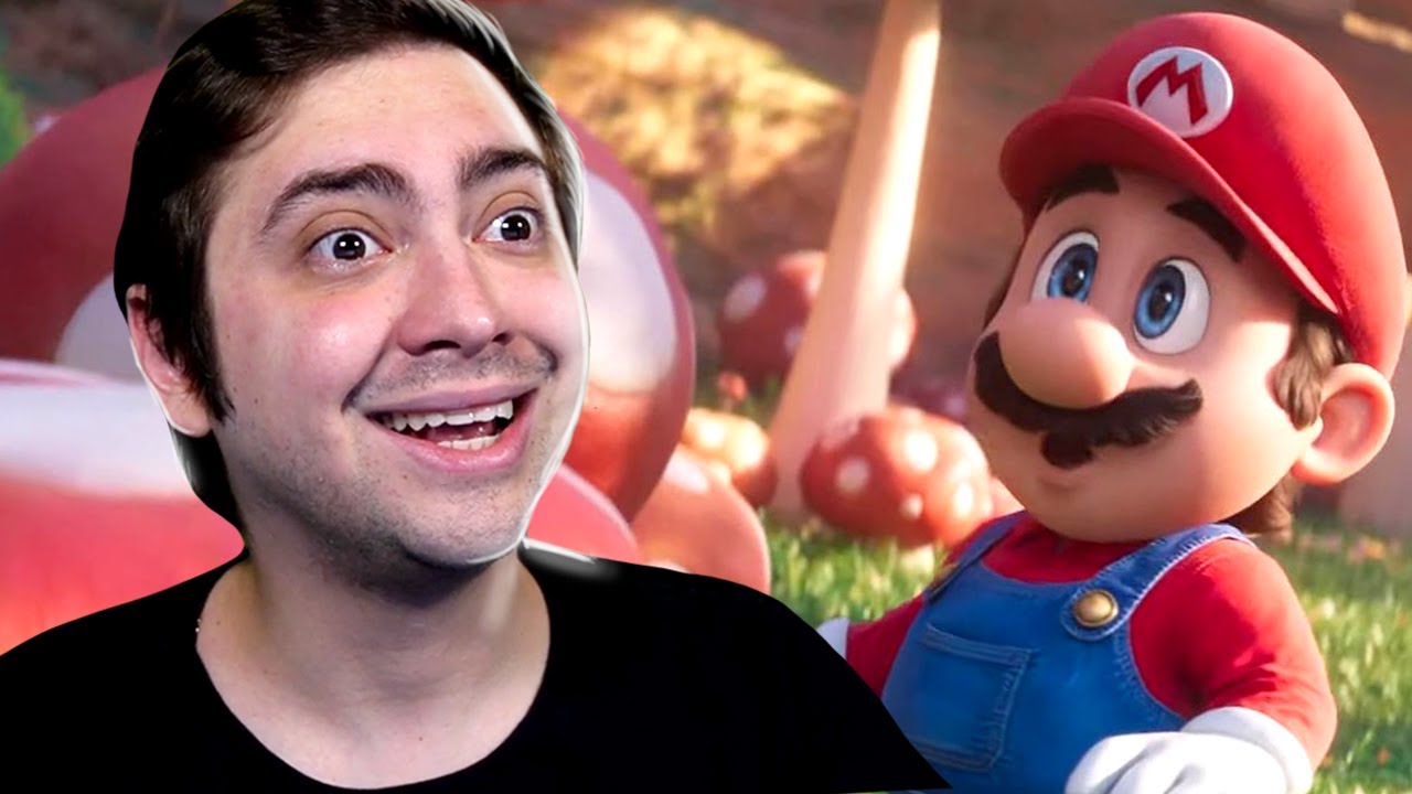 alanzoka assistindo os trailers do filme do Mario