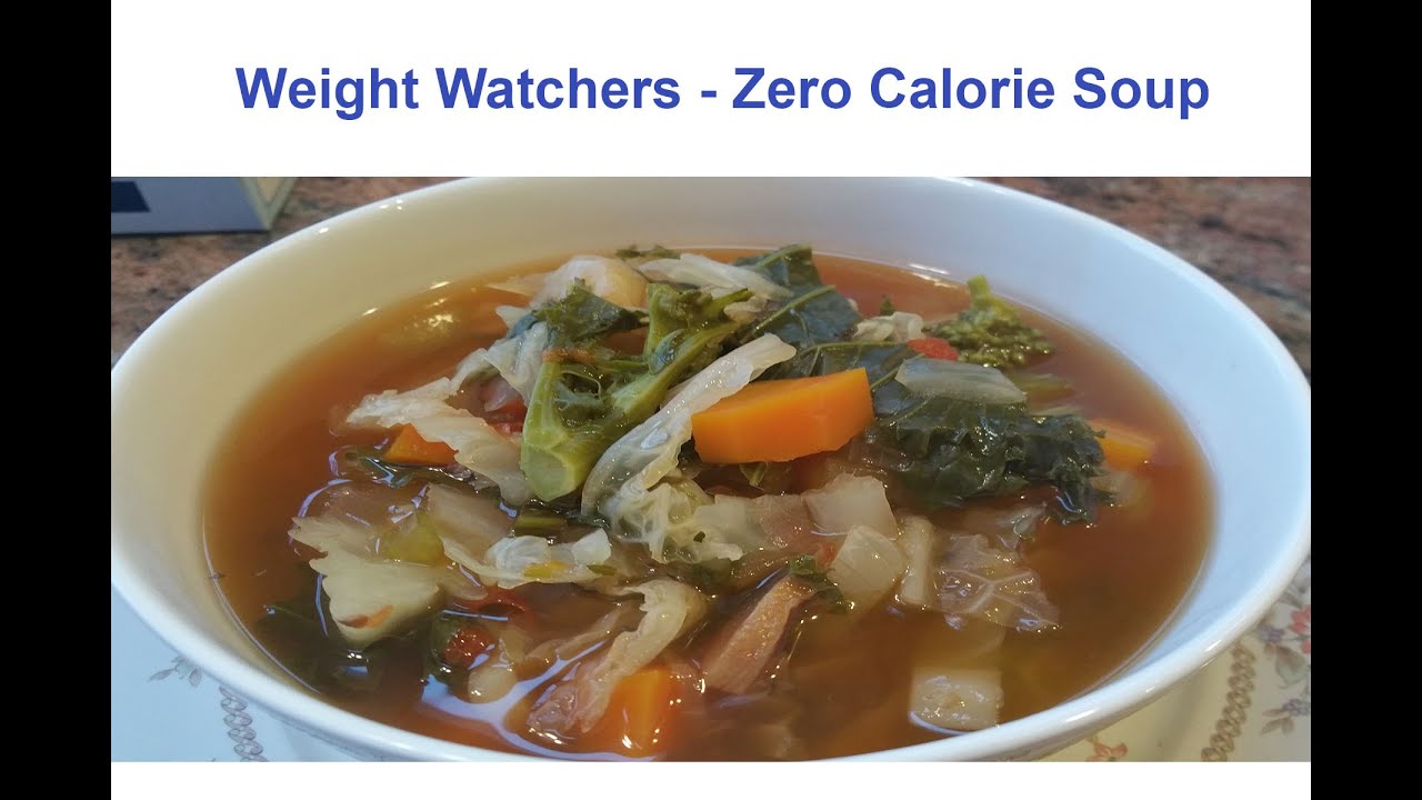 Weight Watchers — рецепт супа Zero Point