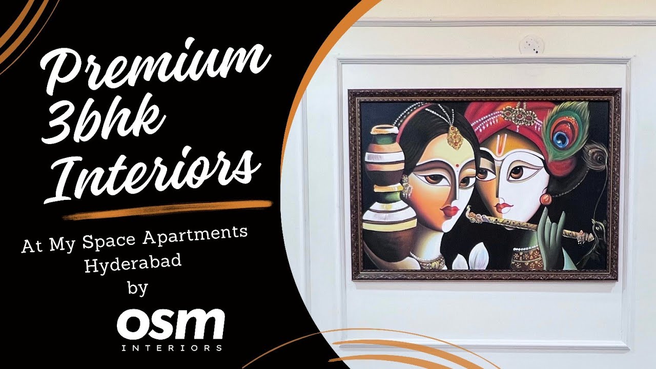 Premium 3BHK Flat Interiors at My Space Apartments | By Osm Interiors Hyderabad