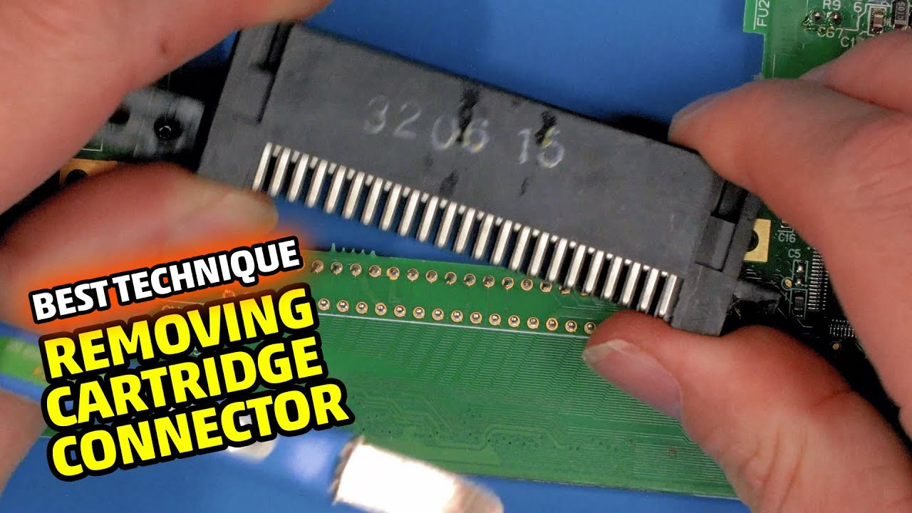 This Technique Makes It Easy - Game Gear Cartridge Connector Removal