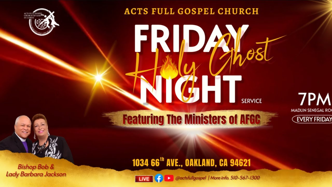 AFGC----Friday Night Holy Ghost Service w/ Elder Hogan