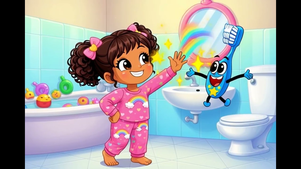 APRENDE A CEPILLARSE LOS DIENTE CANTANDO | Canción Infantil I aprende jugando
