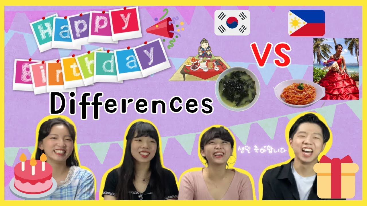 Korean birthday & Philippine birthday where is better? (ENG SUB)
