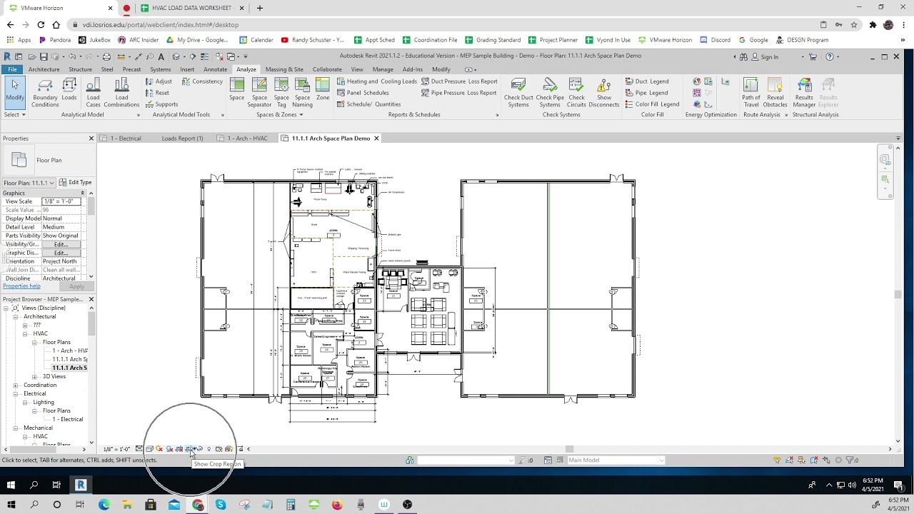 330 11 1 1 Space Plan Tutorial   Revit