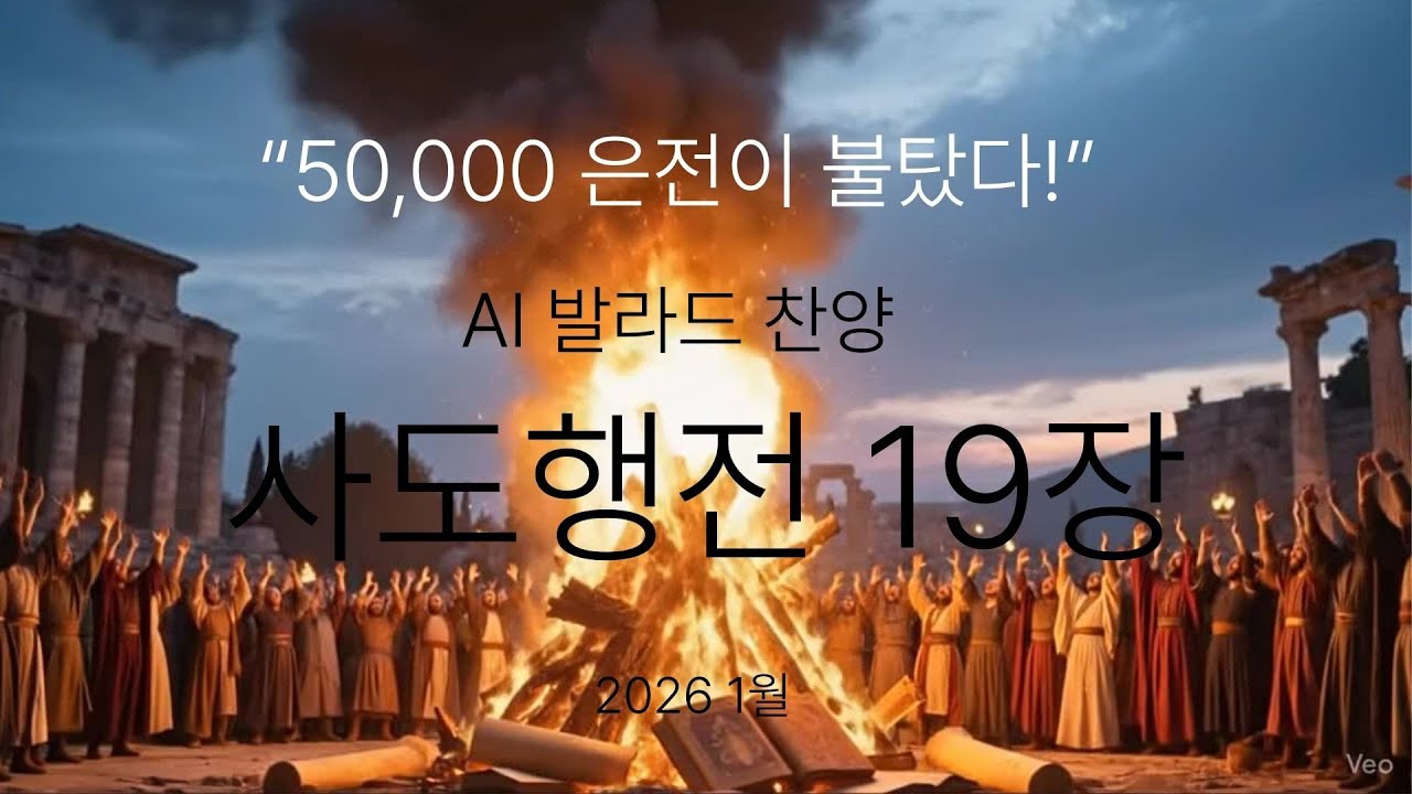 사도행전 19장 연속듣기(Acts 19) - AI 명화 슬라이드 & 감성 발라드 찬양