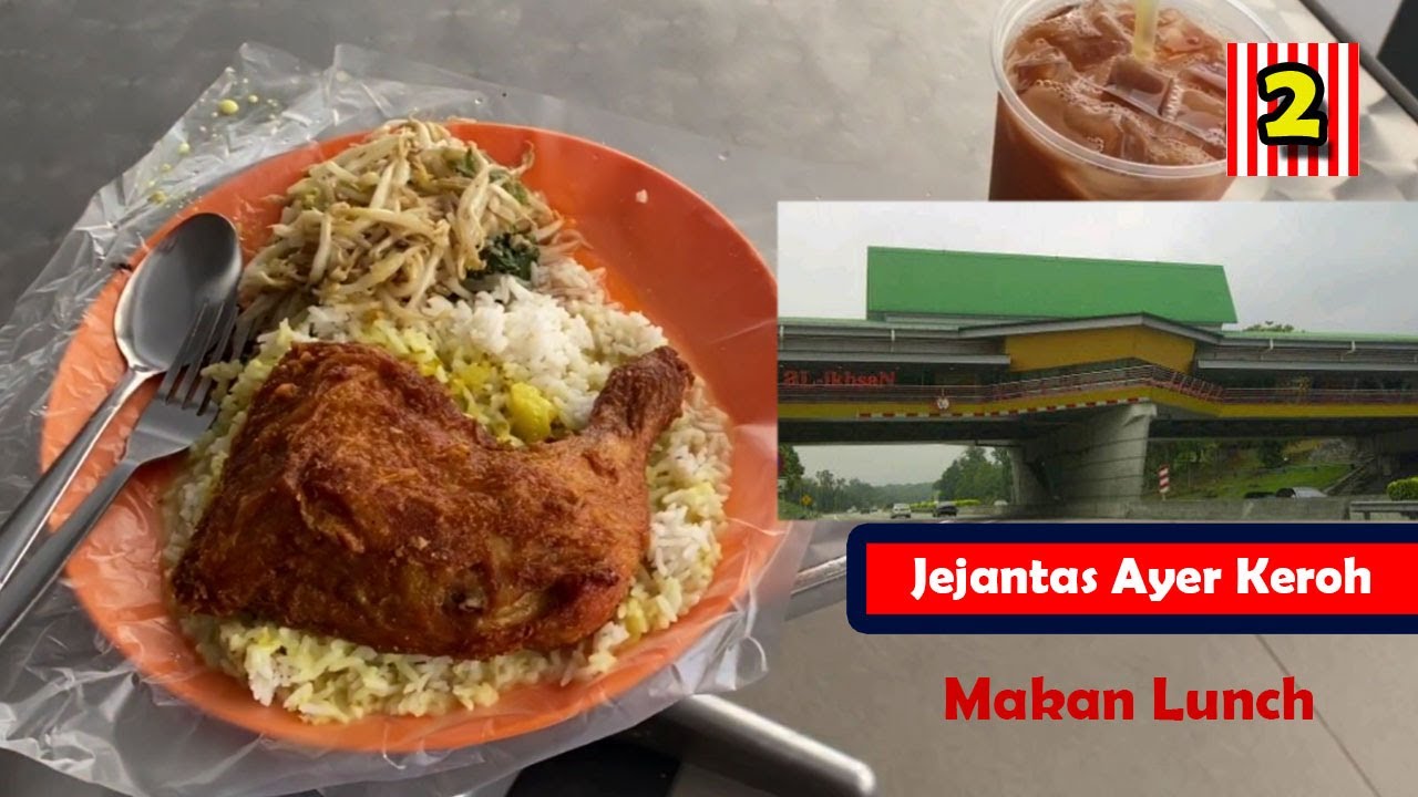 R&R Jejantas Ayer Keroh Malacca Over Head Bridge Cari Makan Lunch KFC Expensive Mahal