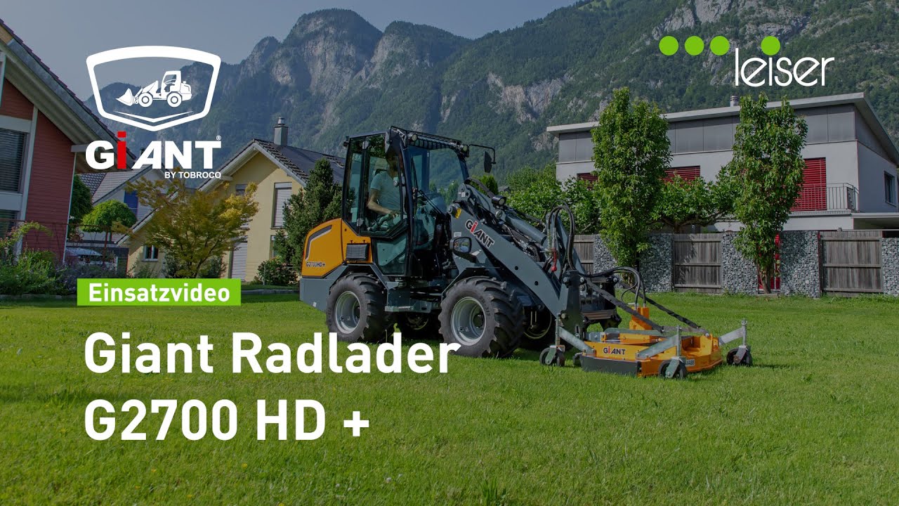 G2700 HD+ im Einsatz in der Schweiz | Giant Knicklader