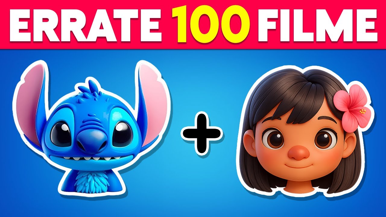 Errate 100 FILME beim EMOJI 🎬🍿 Lilo & Stitch, Minecraft, Sonic 3, Squid Game 3