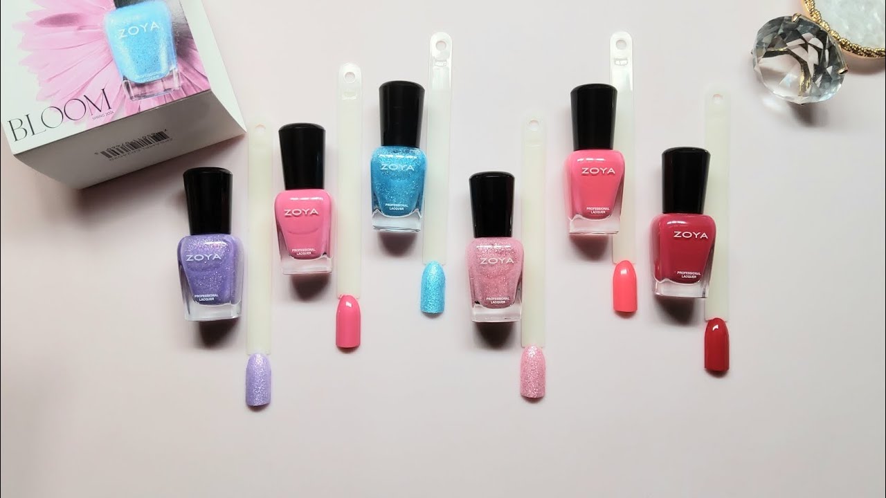 New ZOYA Professional Lacquer Spring 2024 BLOOM collection | Petite bottles in 6 beautiful colors 💅🏼
