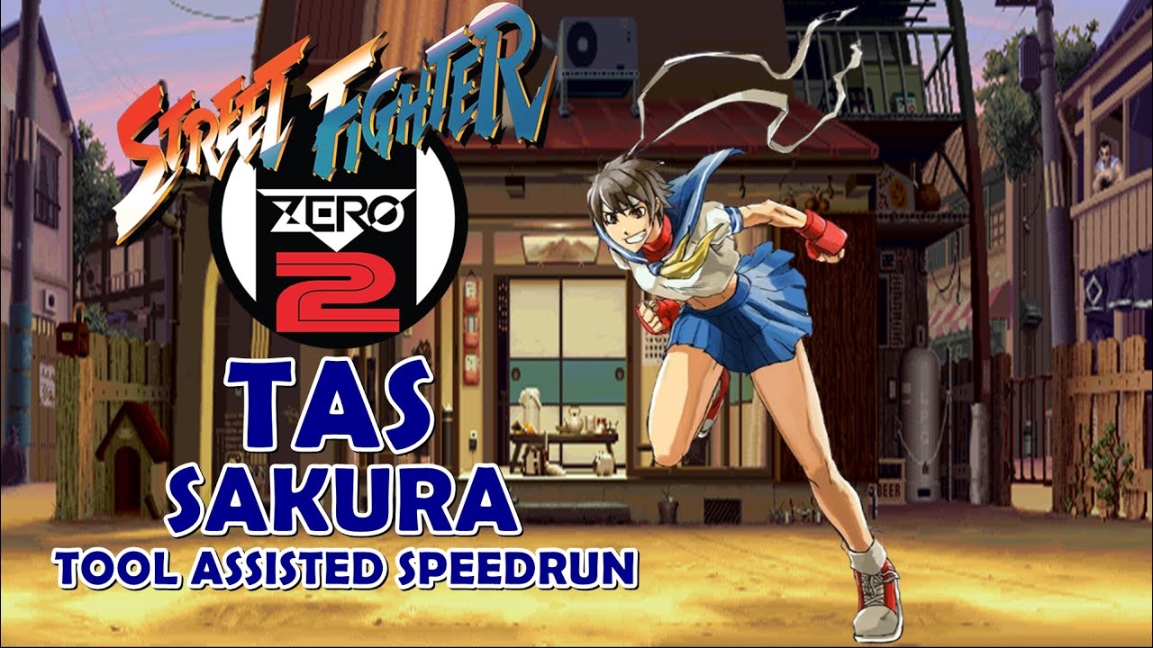 ( TAS ) STREET FIGHTER ZERO 2 - SAKURA