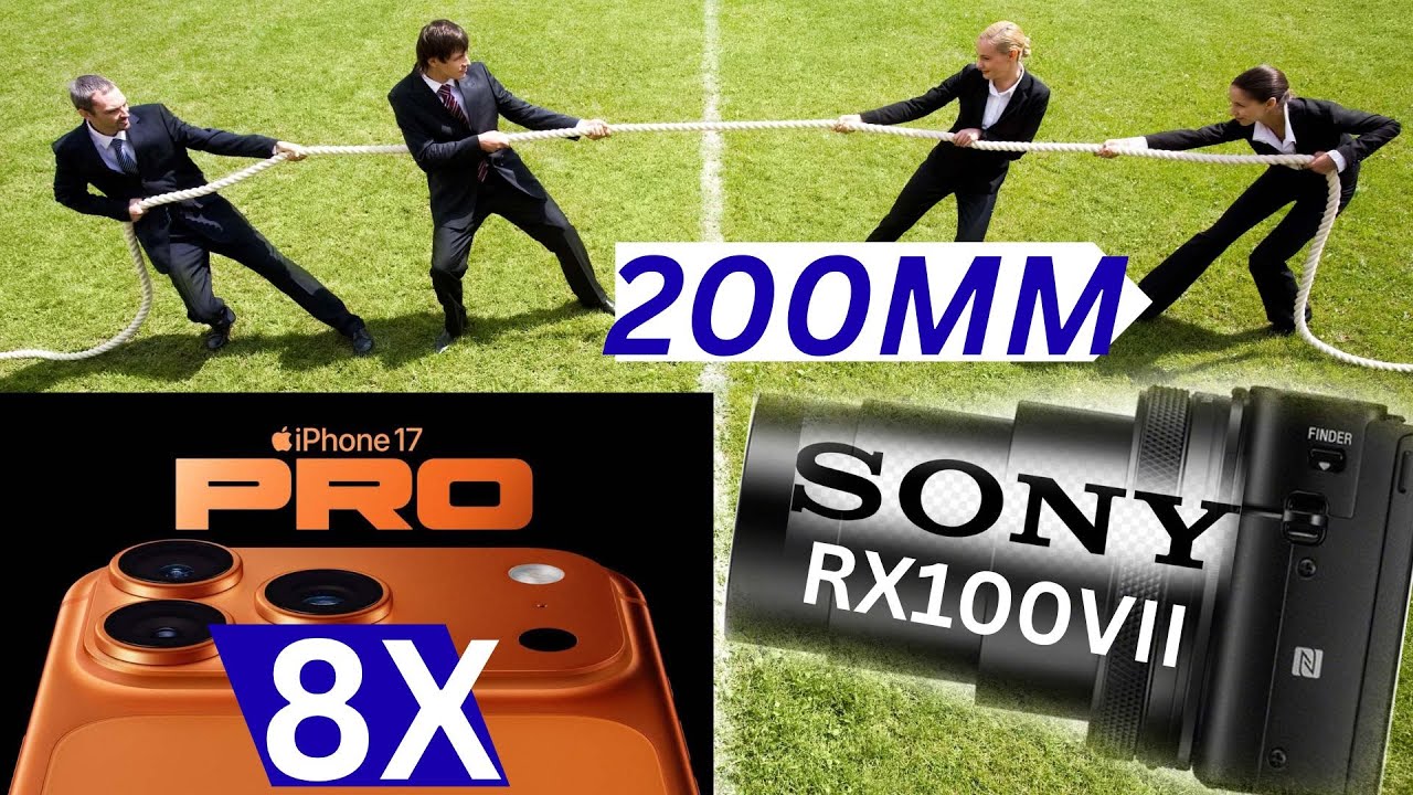 Sony RX100VII против iPhone 17 Pro: сравнение качества зума и многое другое!