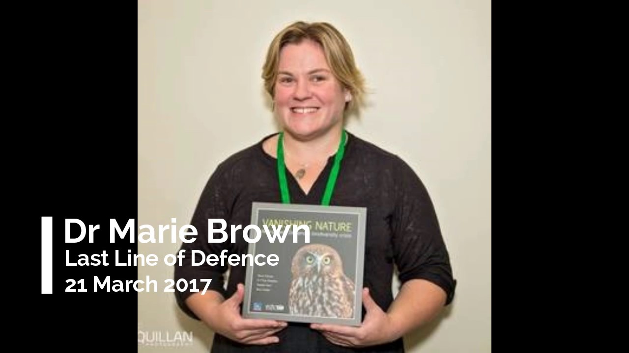 Dr Marie Brown, RNZ Interview 21 March 2017