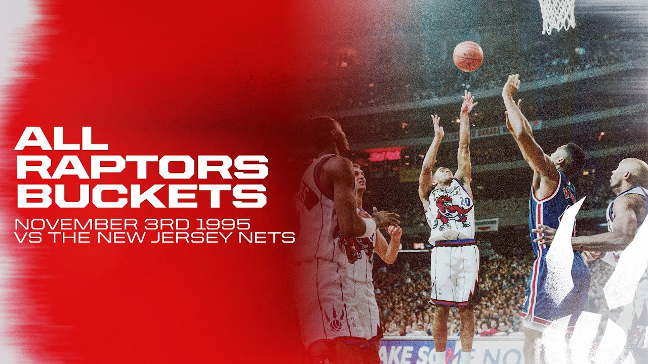 ALL RAPTORS BUCKETS FROM FIRST RAPTORS GAME | Toronto Raptors vs. New Jersey Nets | November 3, 1995