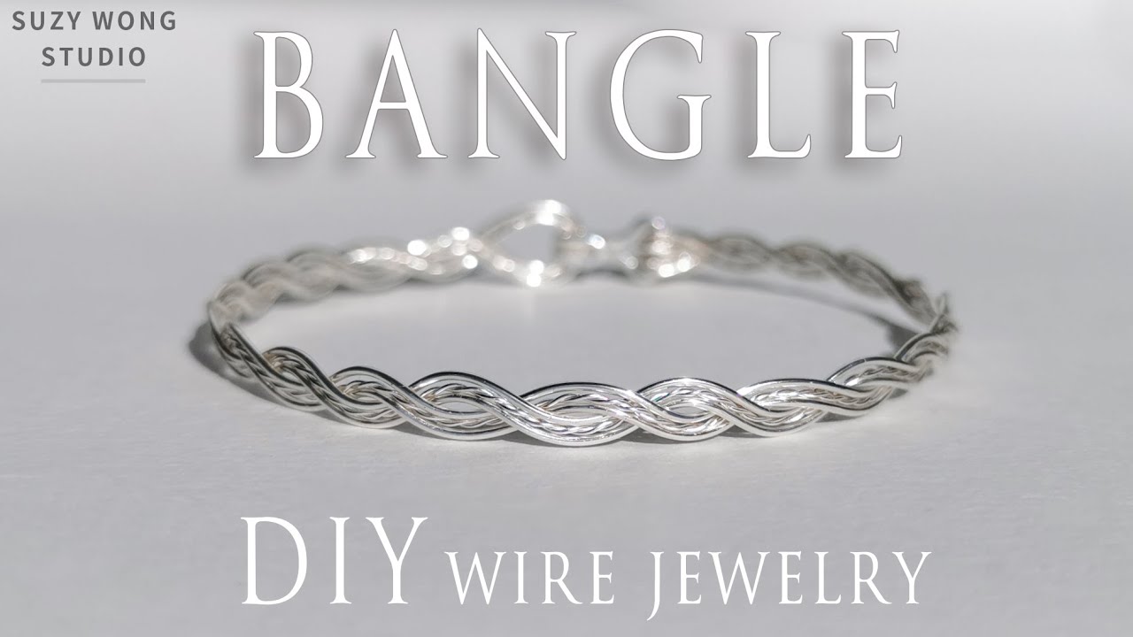 Braided Bangle| Simple Bangle| Easy Bracelet| DIY Ring| Wire Wrap Tutorial| DIY Jewelry| How to make