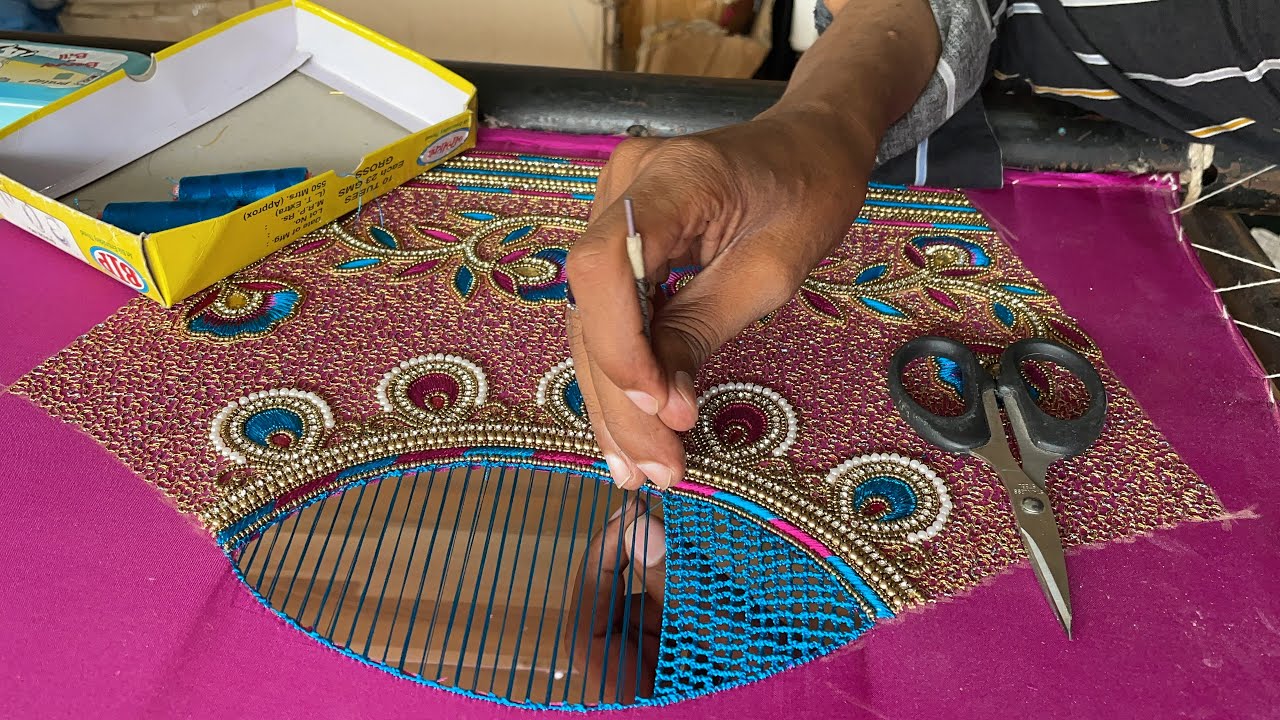 Latest And bridal blouse design making with normal niddels || best tips for beginners || SAK