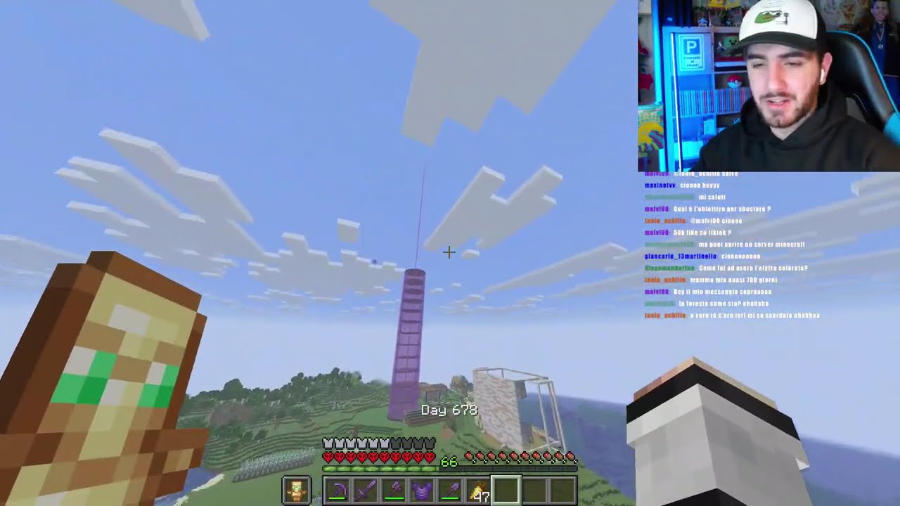 🔴Hardcore Giorno 675 Nuovi villager al cdcscal