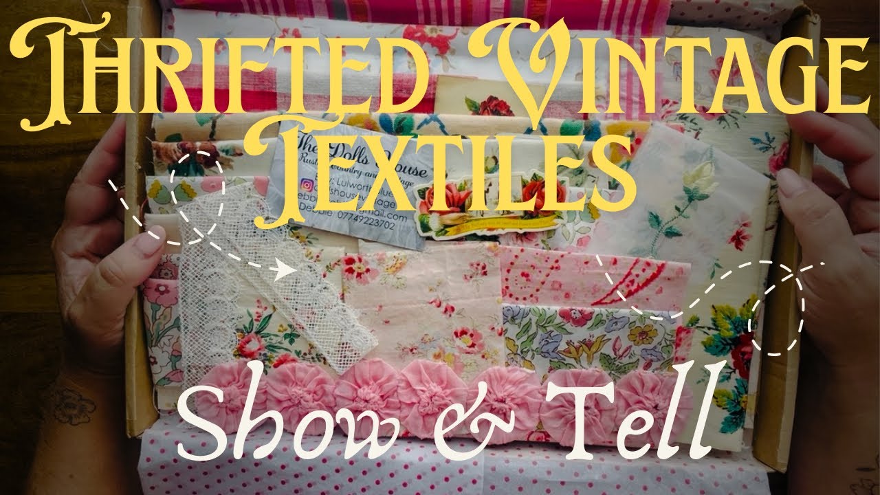 Thrifted Vintage Textile Haul | September 2025