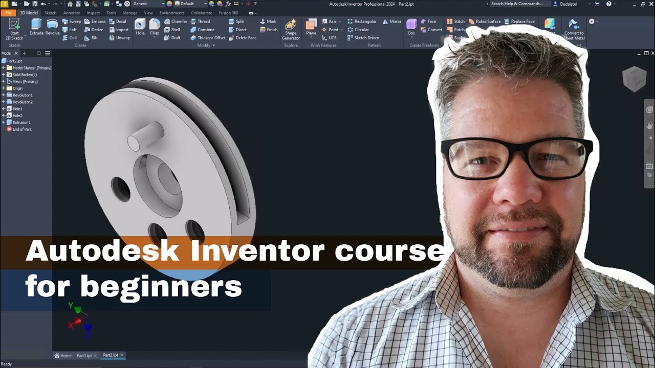Complete Autodesk Inventor Masterclass for Beginners by Jarle Oudalstoel