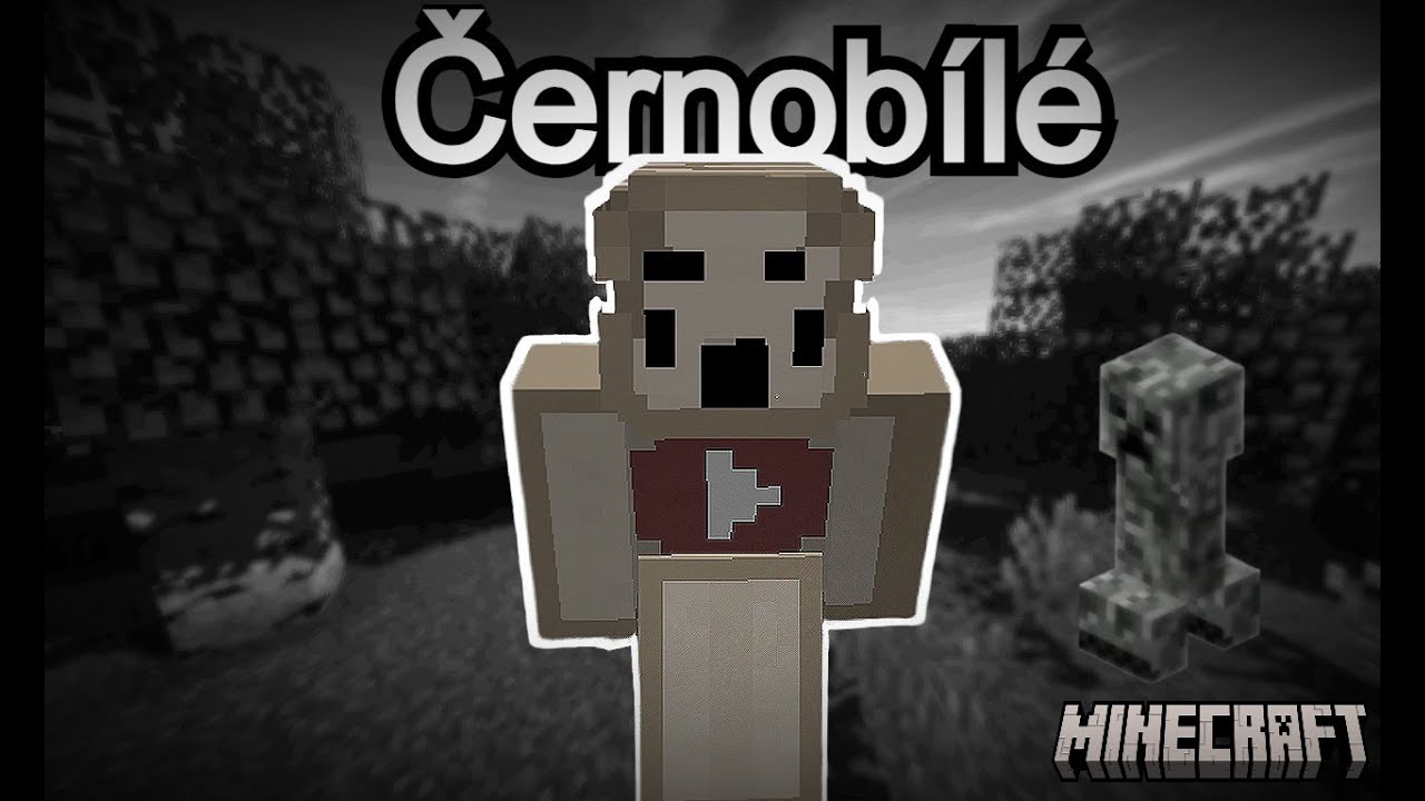 Zahrál jsem si ČERNOBÍLÝ Minecraft a tohle se stalo...!