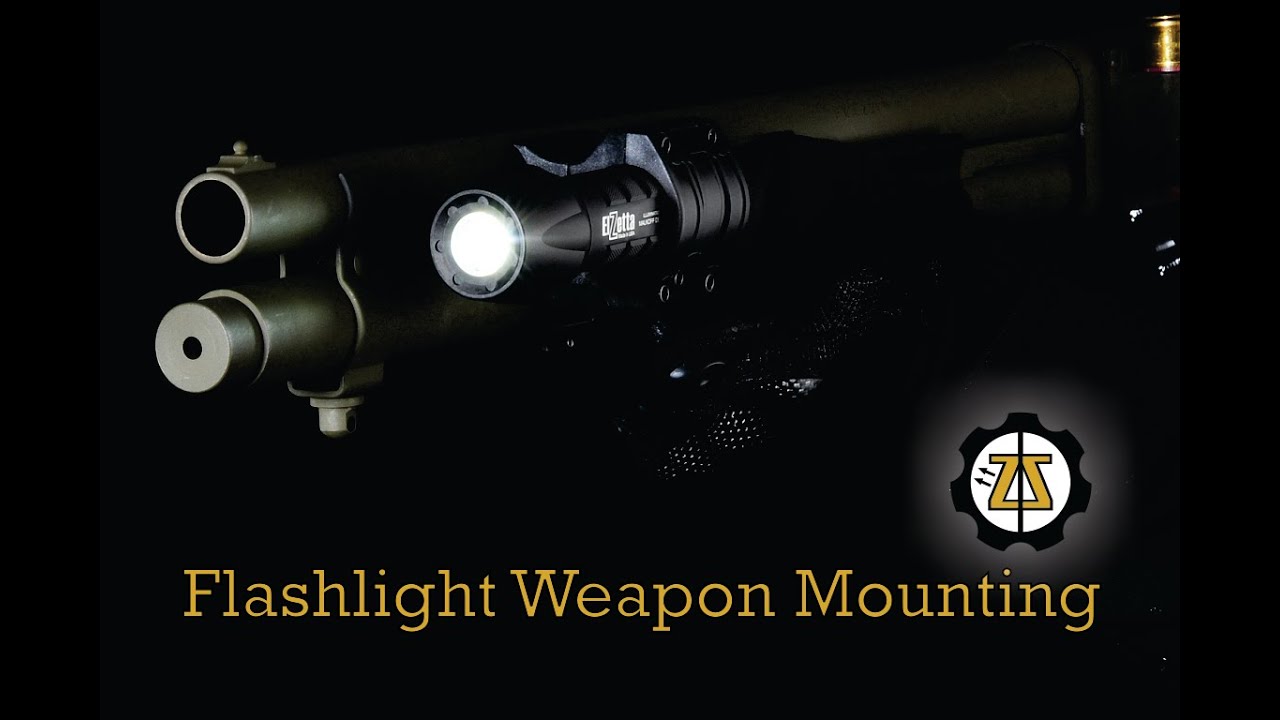 Flashlight Weapon Mounting & Weaponlights, Elzetta vlog episode 22