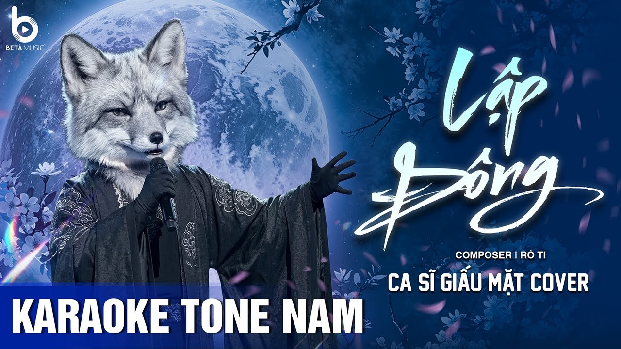 LẬP ĐÔNG (KARAOKE) - TONE NAM | Phiên Bản Ca Sĩ Giấu Mặt 2026