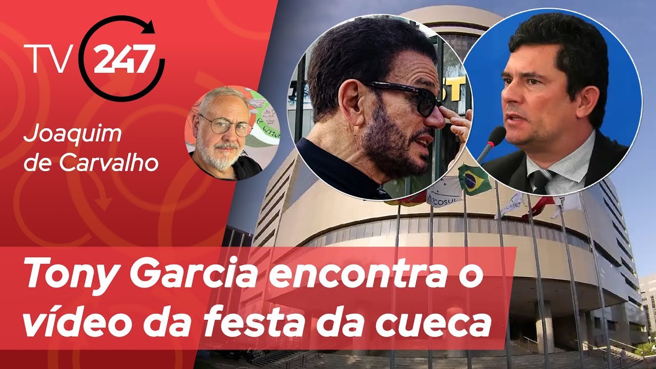Tony Garcia encontra o vídeo da festa da cueca e teme armação de Moro para obstruir a justiça
