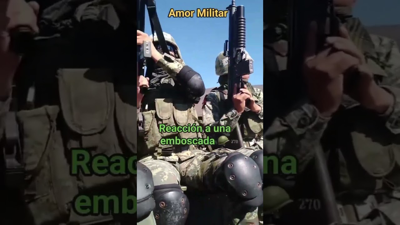 As&iacute; respondi&oacute; el ej&eacute;rcito mexicano a una emboscada narco #shorts