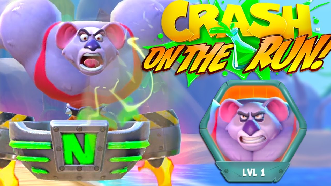 Crash Bandicoot: On the Run! Beach Jungle - Koala Kong's Gang