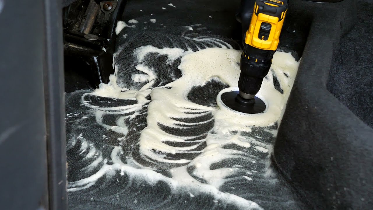Extremely Satisfying NASTY Carpet Extraction || Car Detailing